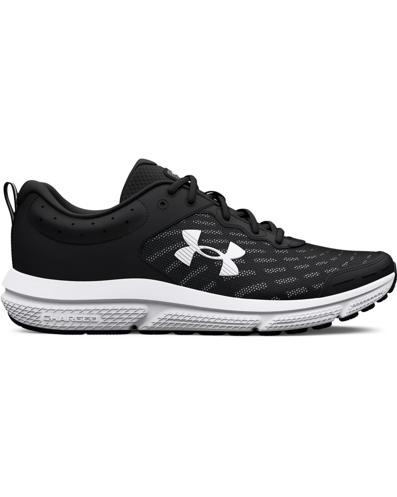 Under Armour Mens Charged Assert 10 Shoes In Black