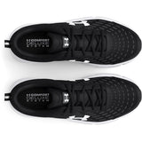 Under Armour Mens Charged Assert 10 Sneakers In Black/White