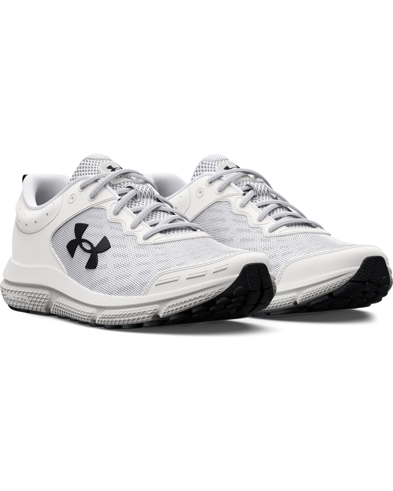 Under Armour Mens Charged Assert 10 Shoes In White