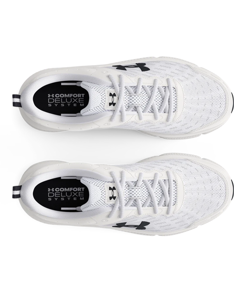 Under Armour Mens Charged Assert 10 Shoes In White