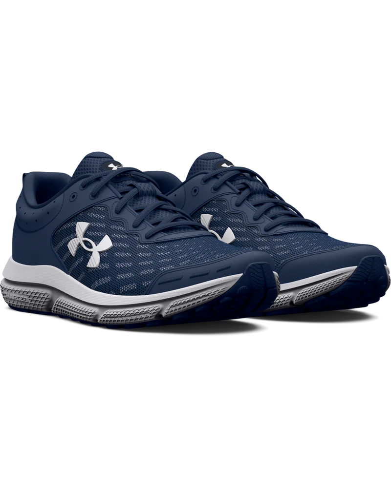 Under Armour Mens Charged Assert 10 Shoes In Navy