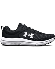 Under Armour Mens BGS Assert 4.5Y Shoes In Black & White