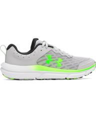 Under Armour Mens BGS 5.5Y Assert Shoes In Grey & Black