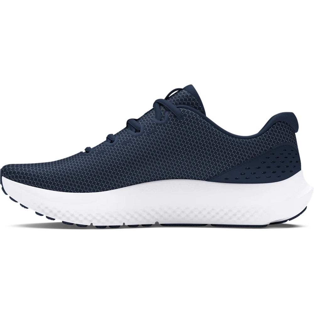 Under Armour Mens Charged Surge 4 Sneaker In Navy/White