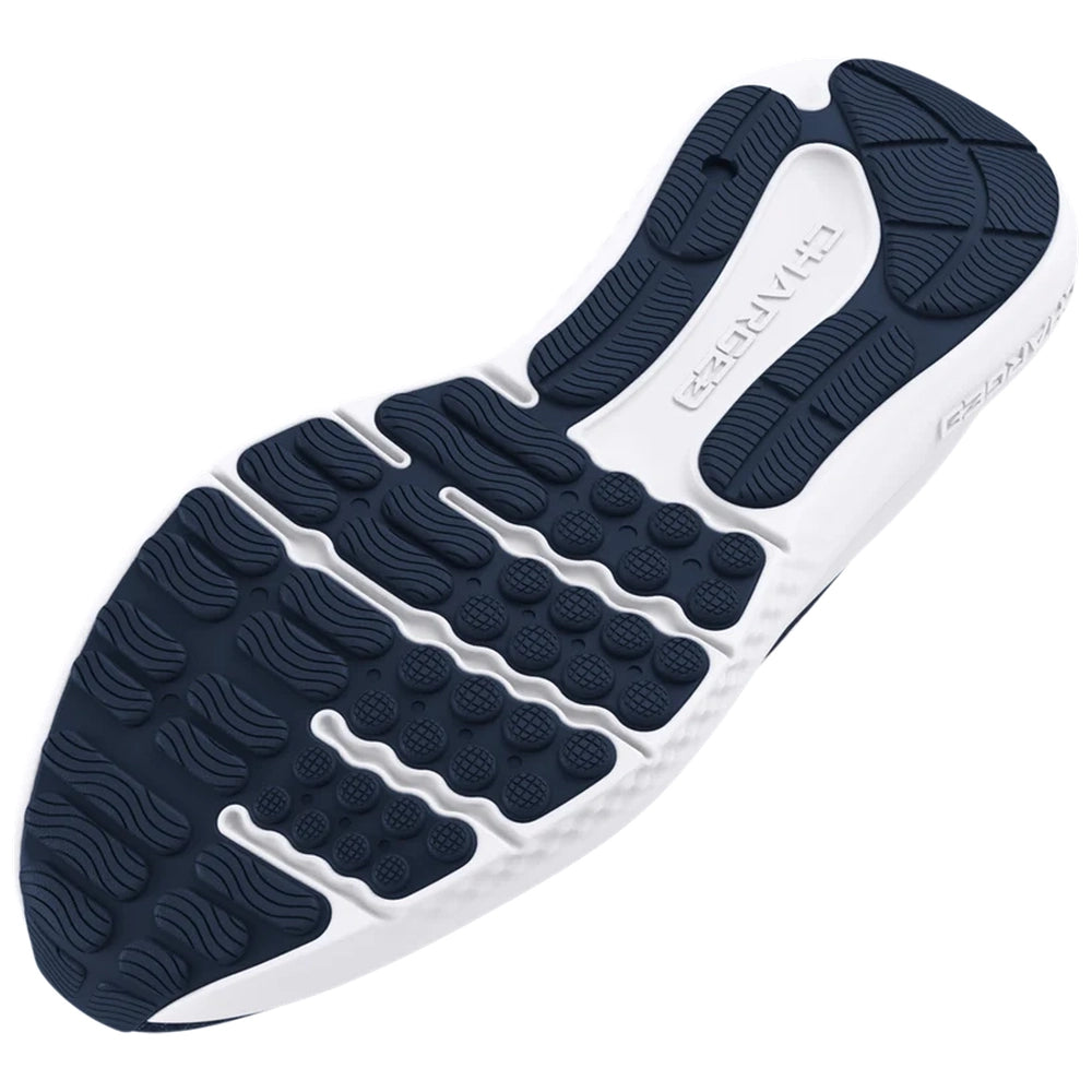 Under Armour Mens Charged Surge 4 Sneaker In Navy/White