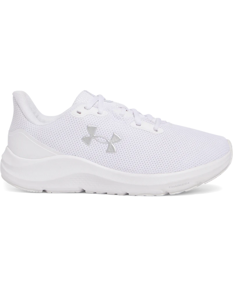 Under Armour Womens Charged Pursuit In White