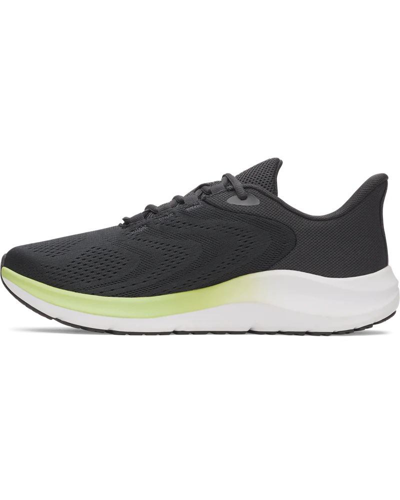 Under Armour Mens Charged Pursuit 4 Big Logo Sneakers In Grey Green