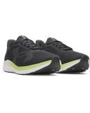 Under Armour Mens Charged Pursuit 4 Big Logo Sneakers In Grey Green