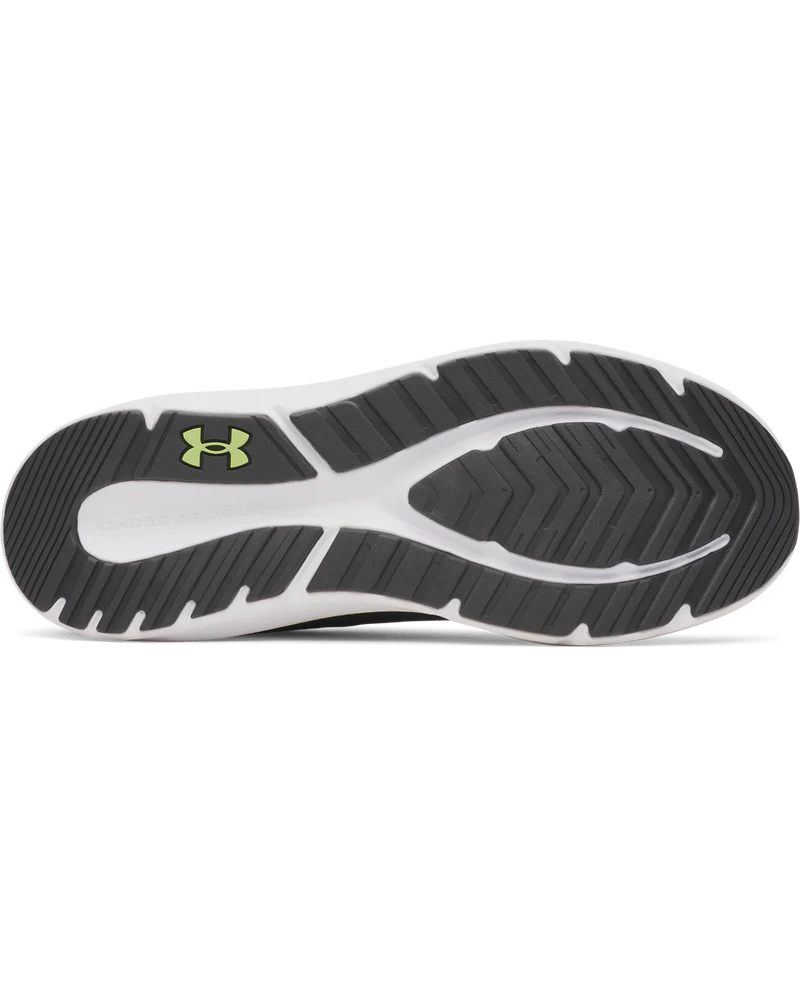 Under Armour Mens Charged Pursuit 4 Big Logo Sneakers In Grey Green