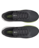 Under Armour Mens Charged Pursuit 4 Big Logo Sneakers In Grey Green