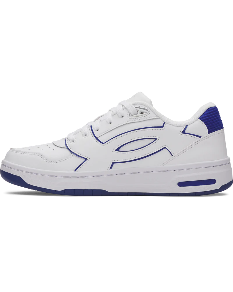 Under Armour Mens Tempo Sneakers In White Blue