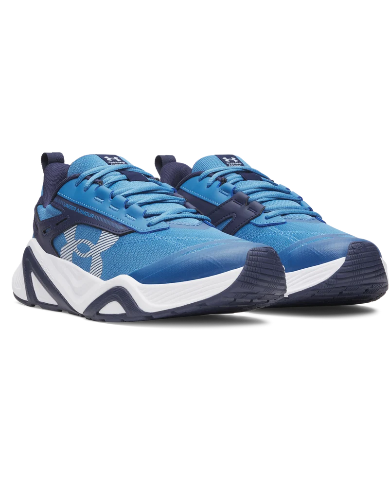 Under Armour Mens Charged Commit Tr 5 Shoes In Blue