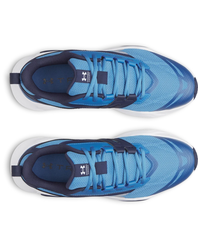 Under Armour Mens Charged Commit Tr 5 Shoes In Blue