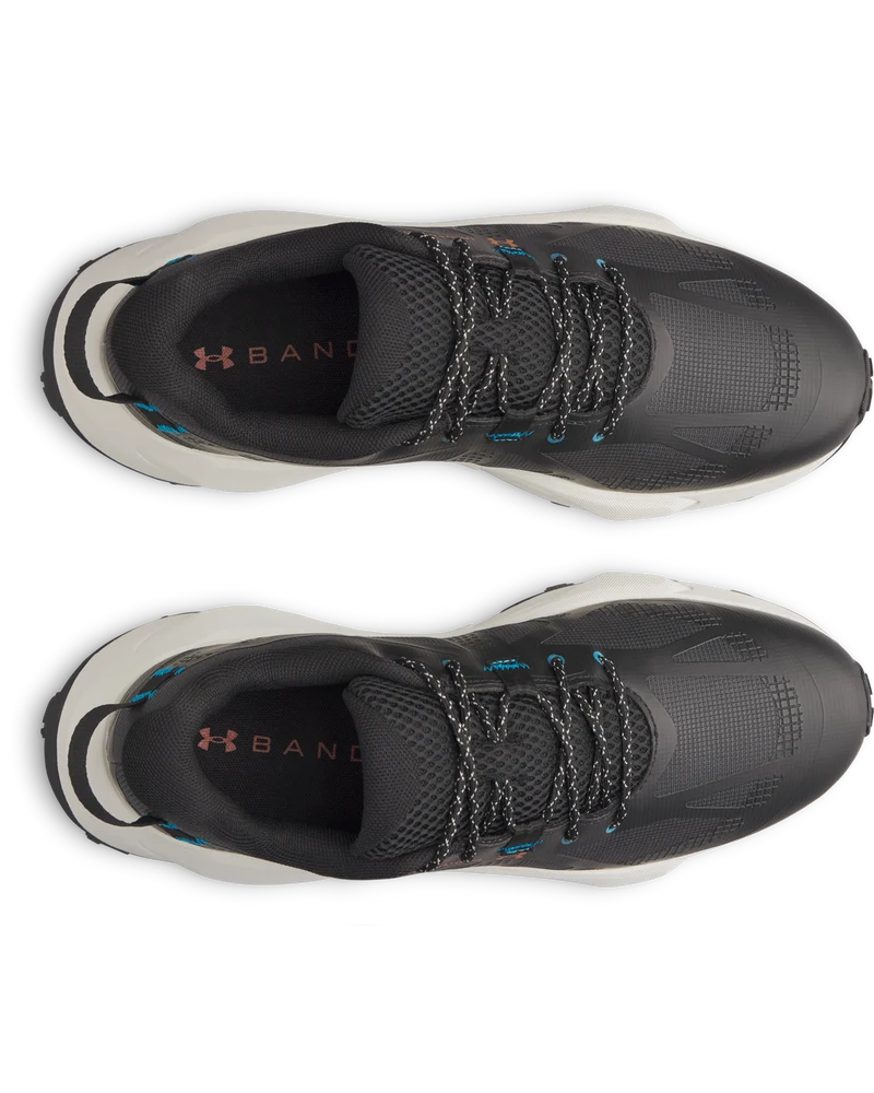 Under Armour Mens Charged Bandit TR 4 Trail Sneakers In Black/White