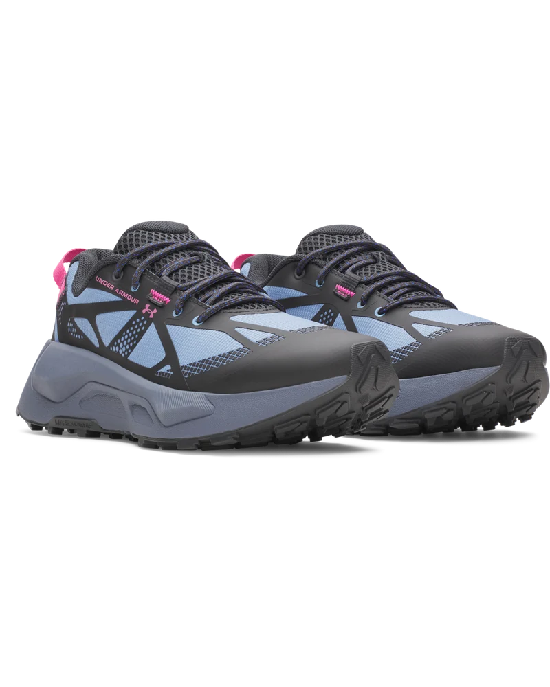 Under Armour Womens W Charged Bandit Tr Shoes In Blue & Grey