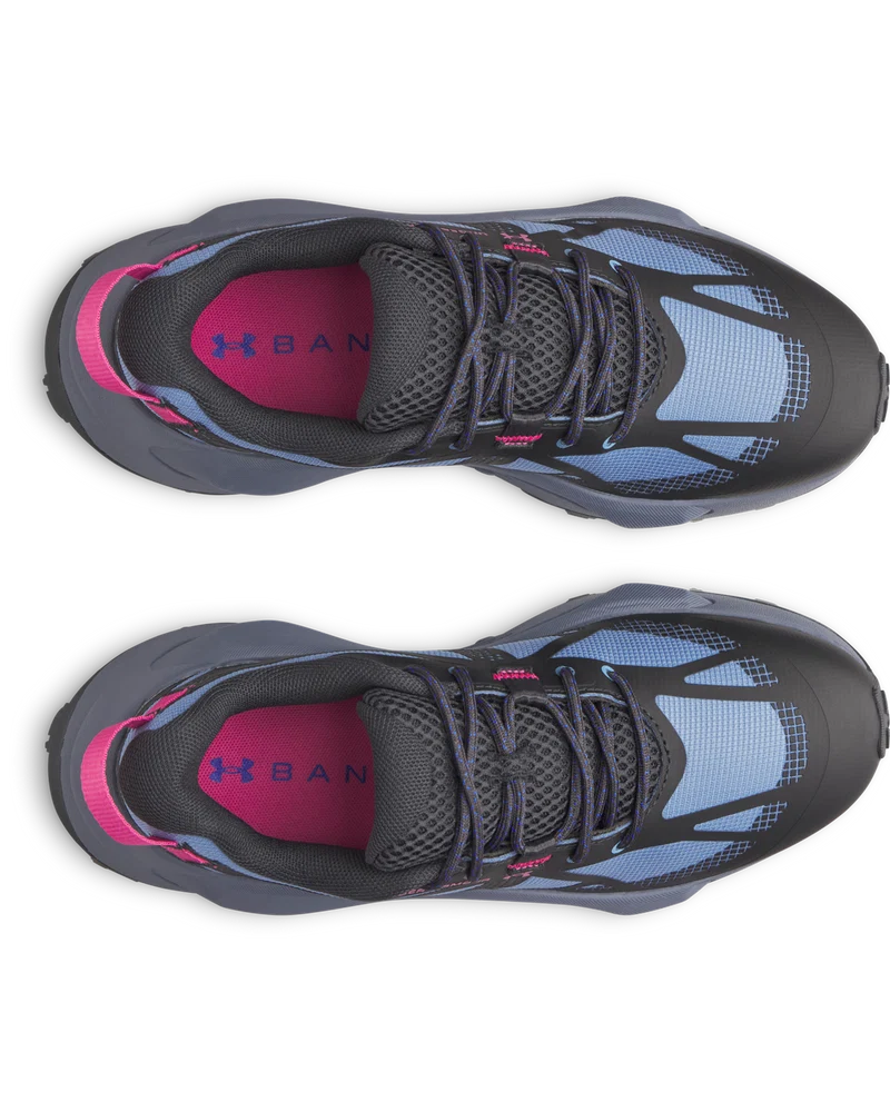 Under Armour Womens W Charged Bandit Tr Shoes In Blue & Grey
