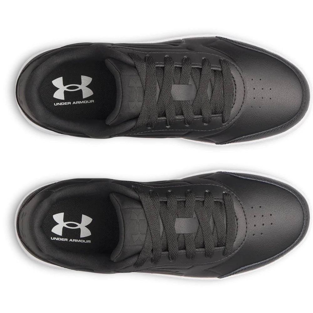 Under Armour GS Tempo Shoes In Black & White