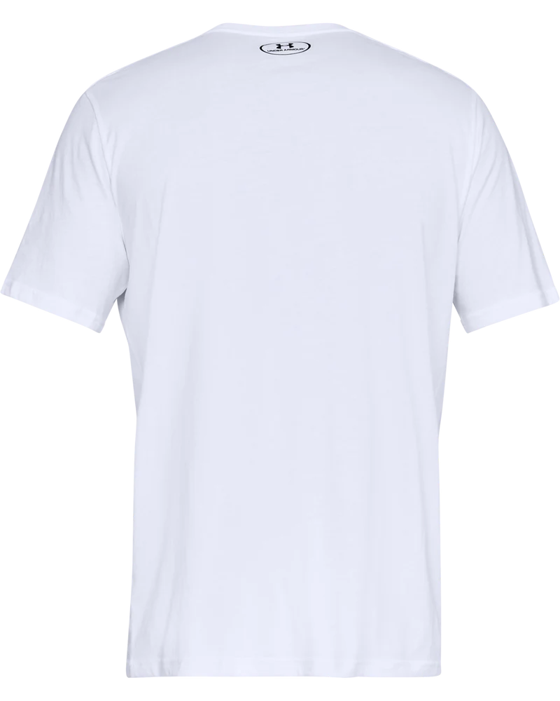 Under Armour Mens Sportstyle Left Chest Short Sleeves T-Shirt In White