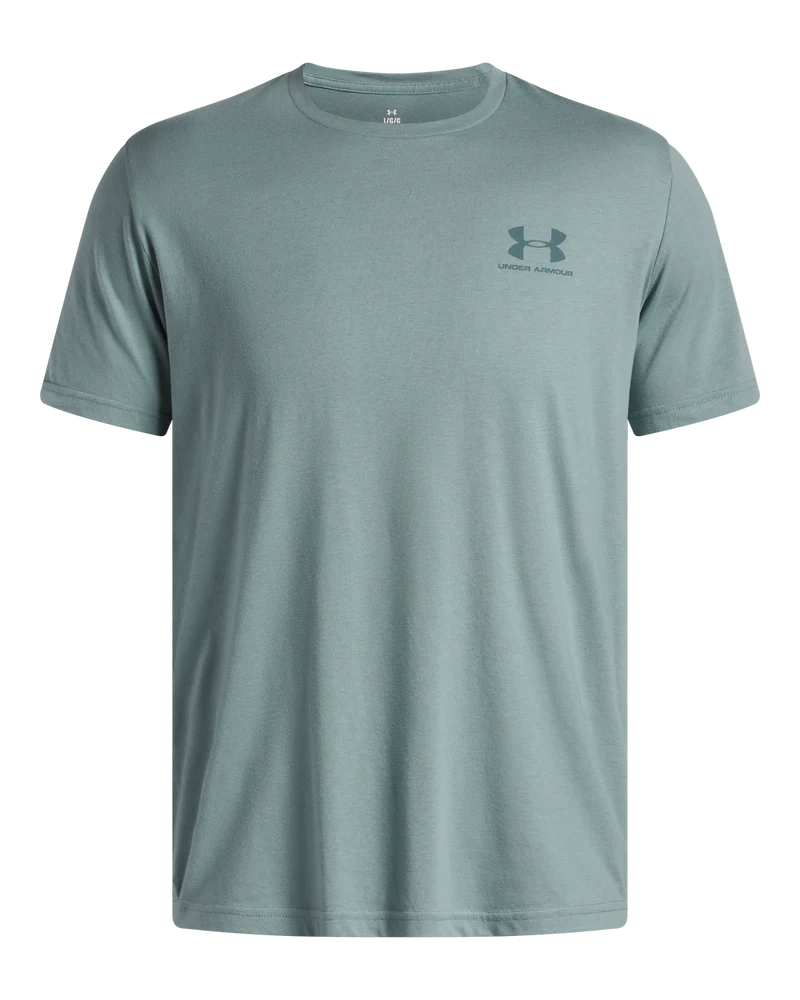 Under Armour Mens Sportstyle Left Chest Logo T-Shirt In Sage