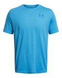 Under Armour Sportstyle Left Chest Short Sleeve In Light Blue