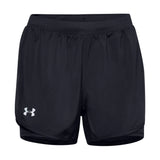 Under Armour Womens Fly By 2.0  2 In 1 Shorts In Black