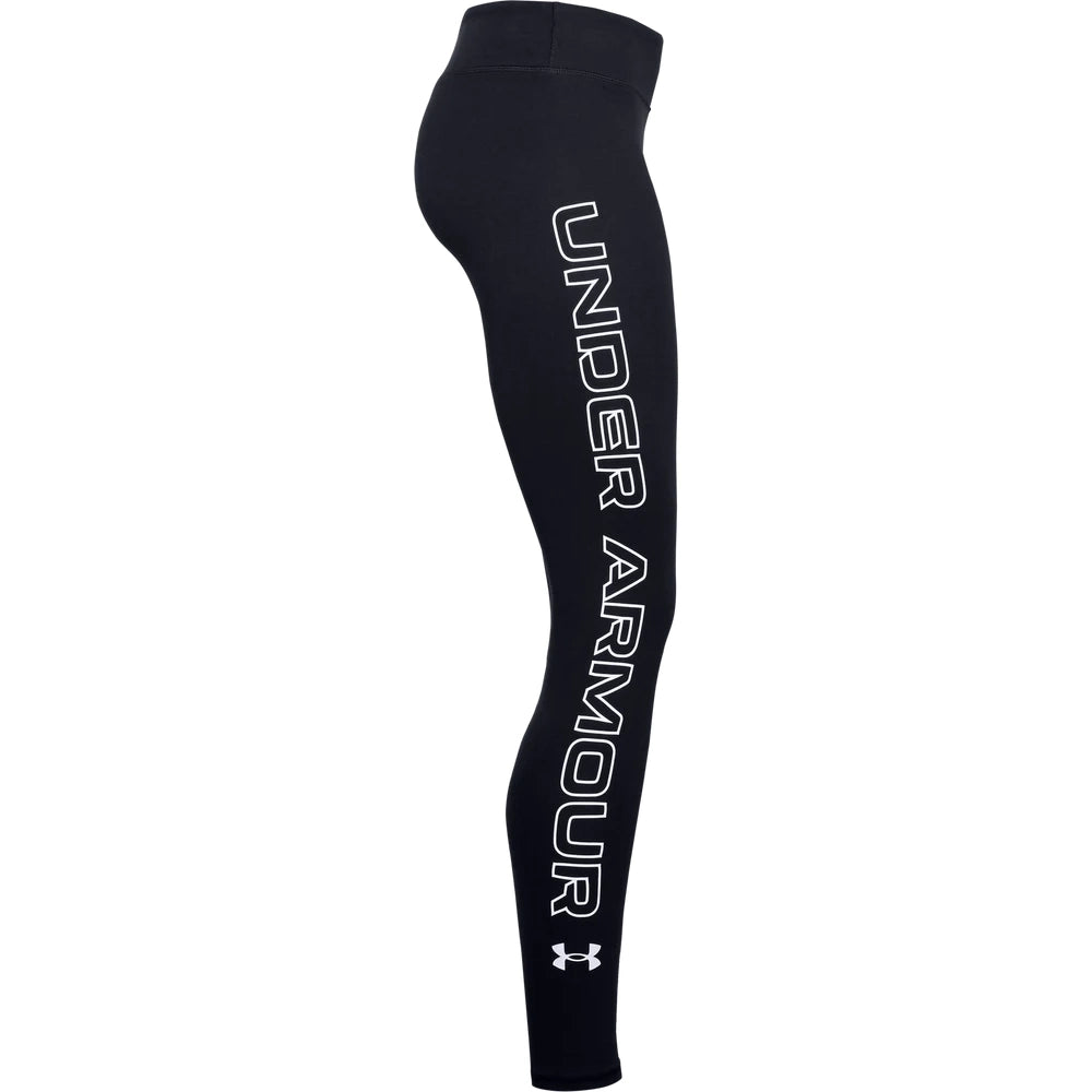 Under Armour Womens Favorite Wordmark Leggings In Black