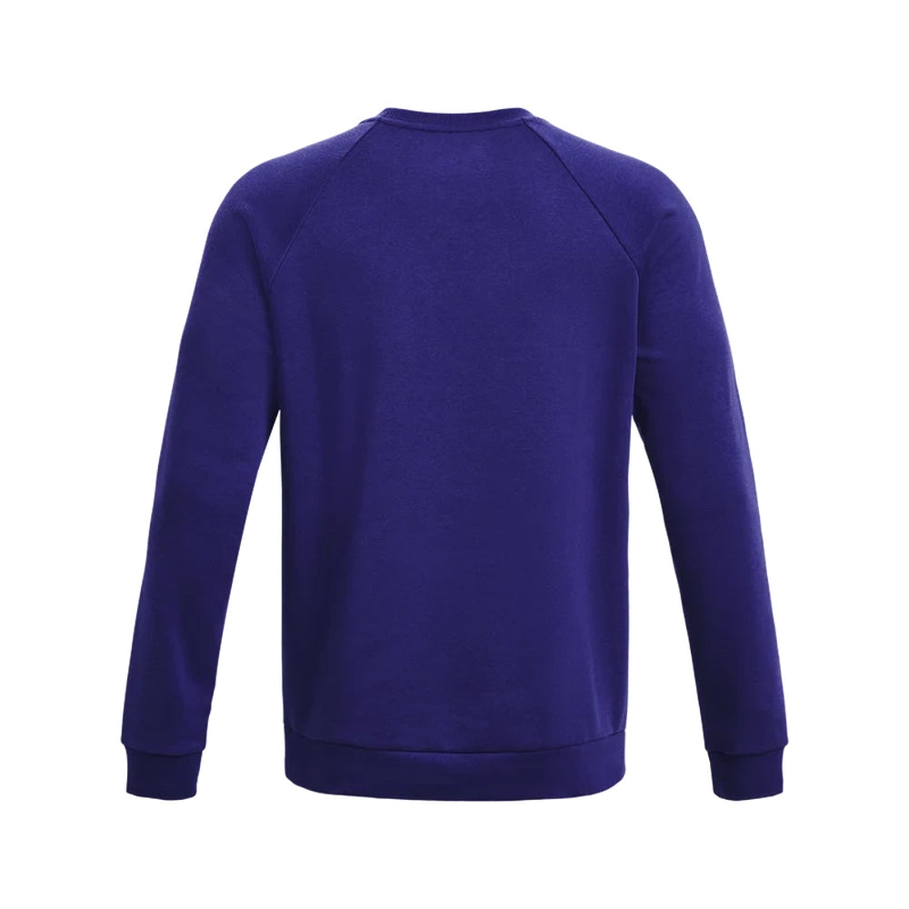 Under Armour Mens Rival Fleece Crew Sweatshirt In Purple