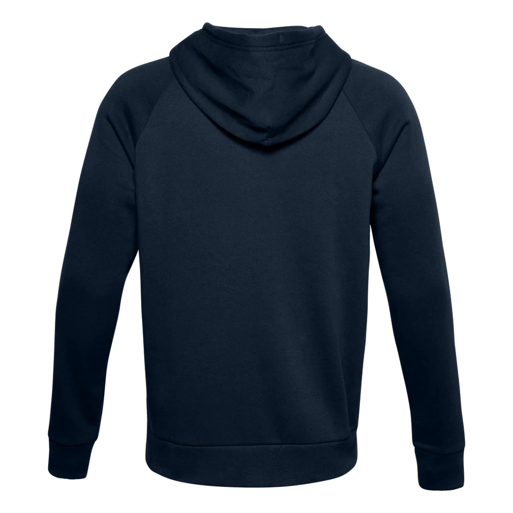 Under Armour Mens Rival Fleece Full Zip Hoodie In Navy