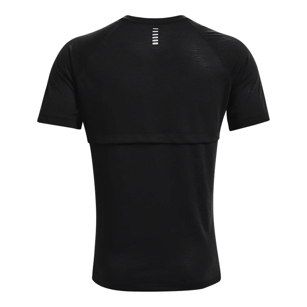 Under Armour Mens Streaker Short Sleeves T-Shirt In Black