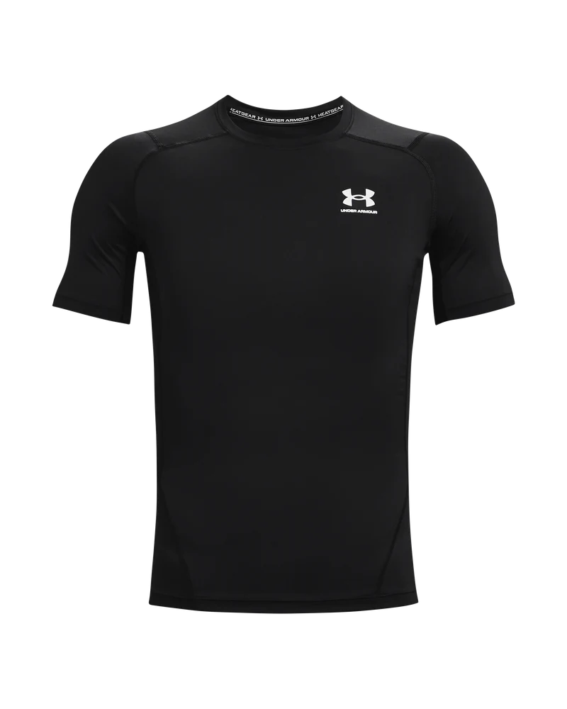Under Armour Heatgear Armour Comp Short Sleeve In Black
