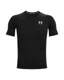 Under Armour Heatgear Armour Comp Short Sleeve In Black