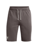 Under Armour Rival Terry Shorts In Grey