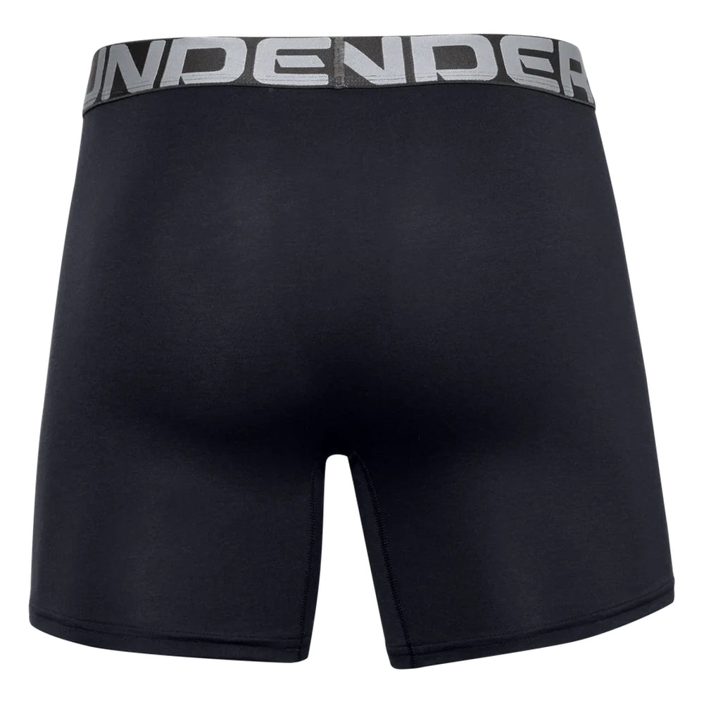 Under Armour Mens Charged Cotton Boxerjock 3 Piece In Black