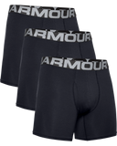 Under Armour 1363617 Charged Cotton 6" Boxerjock In Black