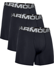 Under Armour 1363617 Charged Cotton 6" Boxerjock In Black