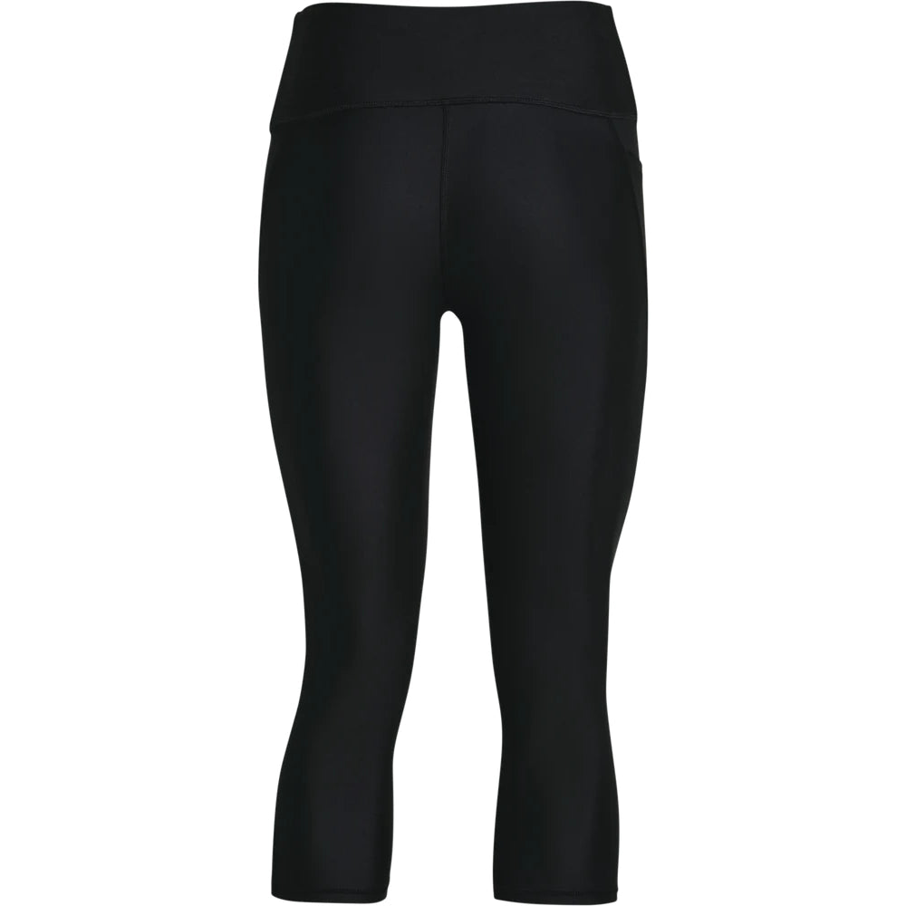 Under Armour Womens HeatGear® Armour Hi Capri Tights In Black