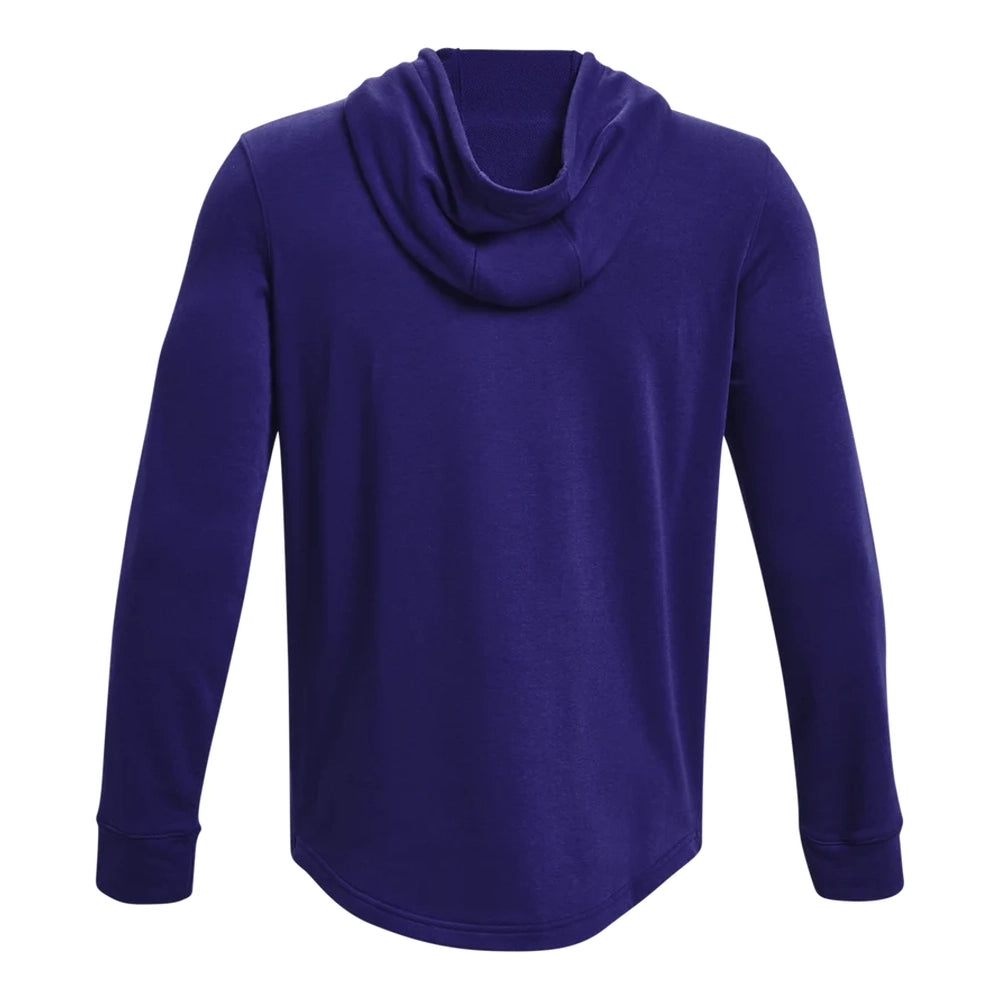 Under Armour Mens Rival Terry Hoodie In Purple