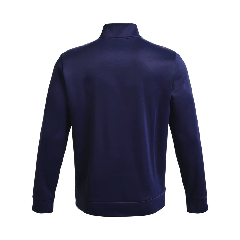 Under Armour Mens Armour Fleece ¼ Zip Sweatshirt In Navy