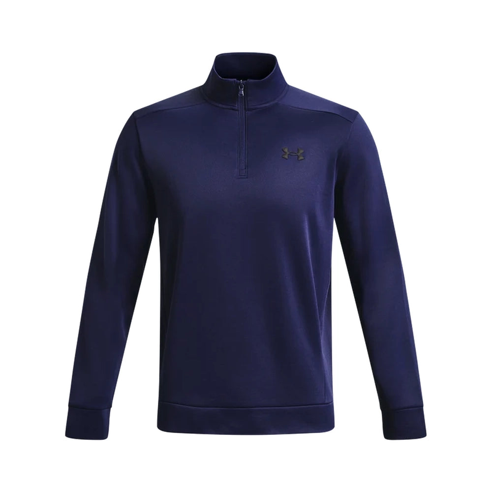Under Armour Mens Armour Fleece ¼ Zip Sweatshirt In Navy