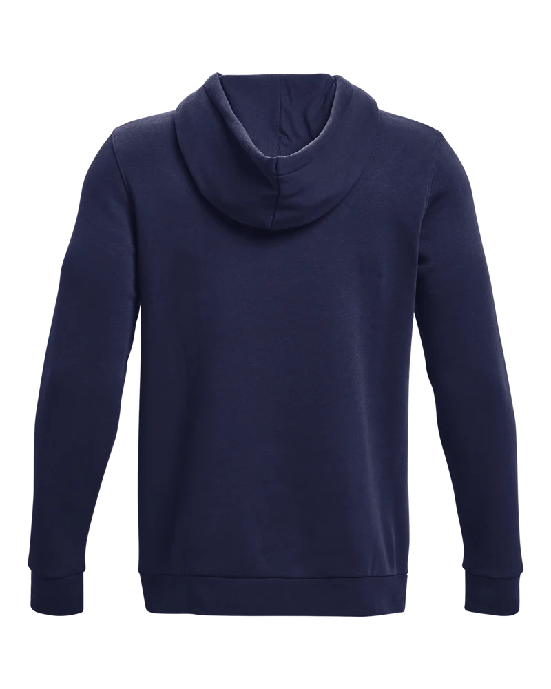 Under Armour Mens Rival Fleece Hoodie In Navy