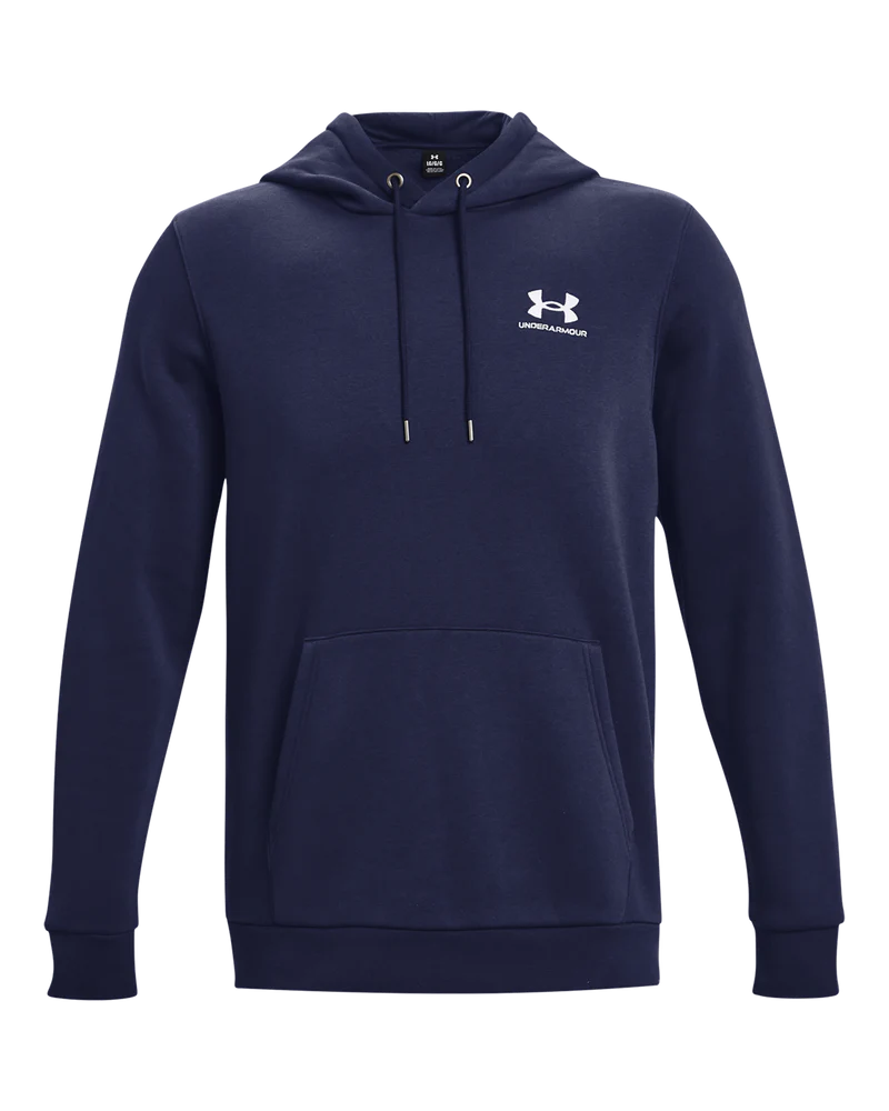 Under Armour Mens Rival Fleece Hoodie In Navy