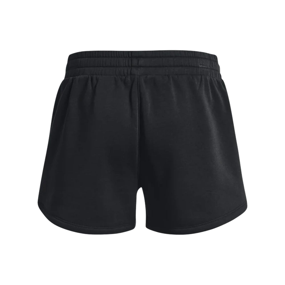 Under Armour Womens Rival Fleece Shorts In Black