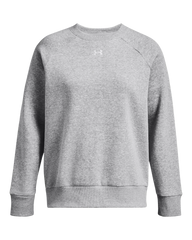 Under Armour Womens Rival Flecce Crew Sweater In Grey