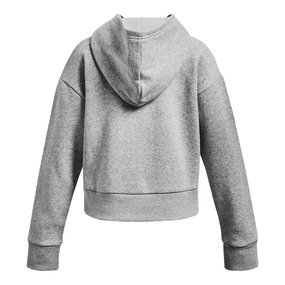 Under Armour Girls Youth Rival Fleece Hoodie  In Grey