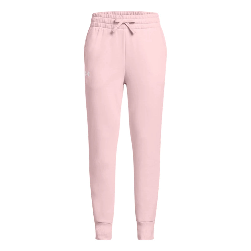 Under Armour Girls Youth Rival Fleece Jogger In Pink