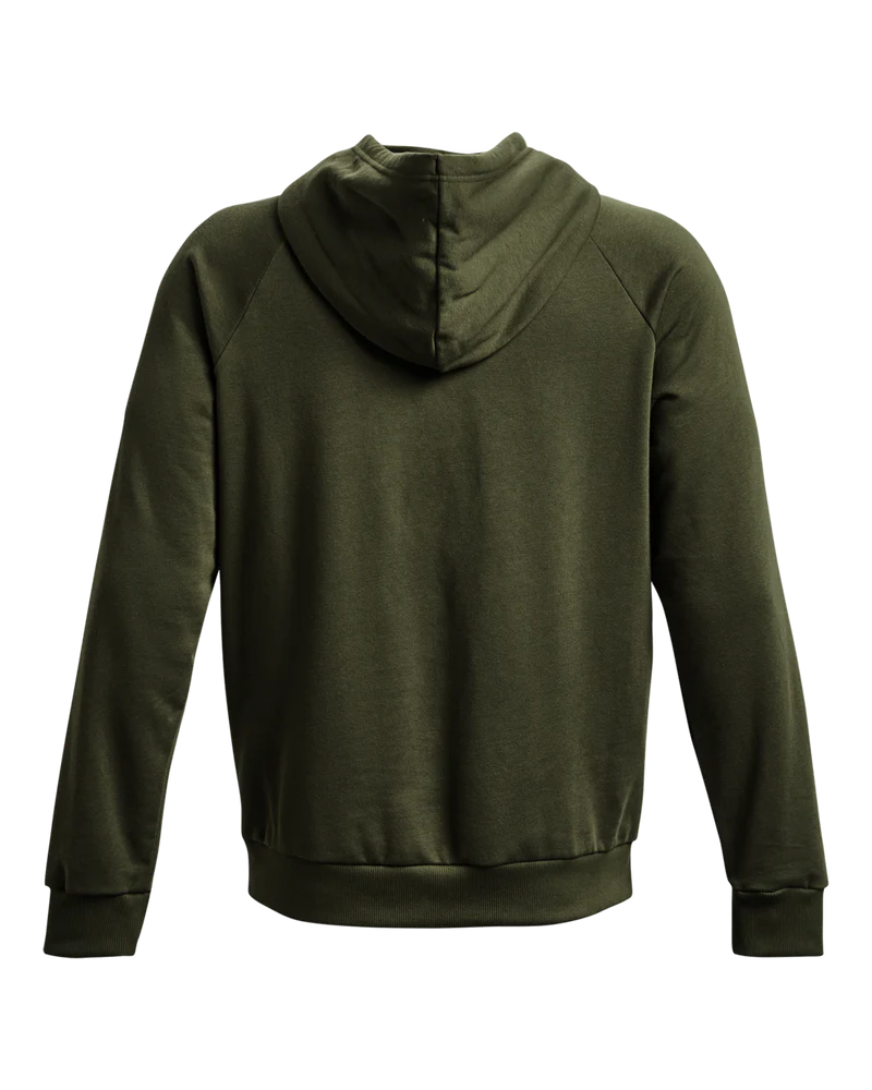Under Armour Mens Rival Fleece Hoodie In Green
