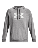 Under Armour Mens Rival Fleece Hoodie In Grey