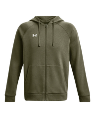 Under Armour Mens Rival Fleece Hoodie In Olive