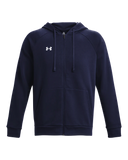 Under Armour Rival Fleece Full-Zip Hoodie In Blue