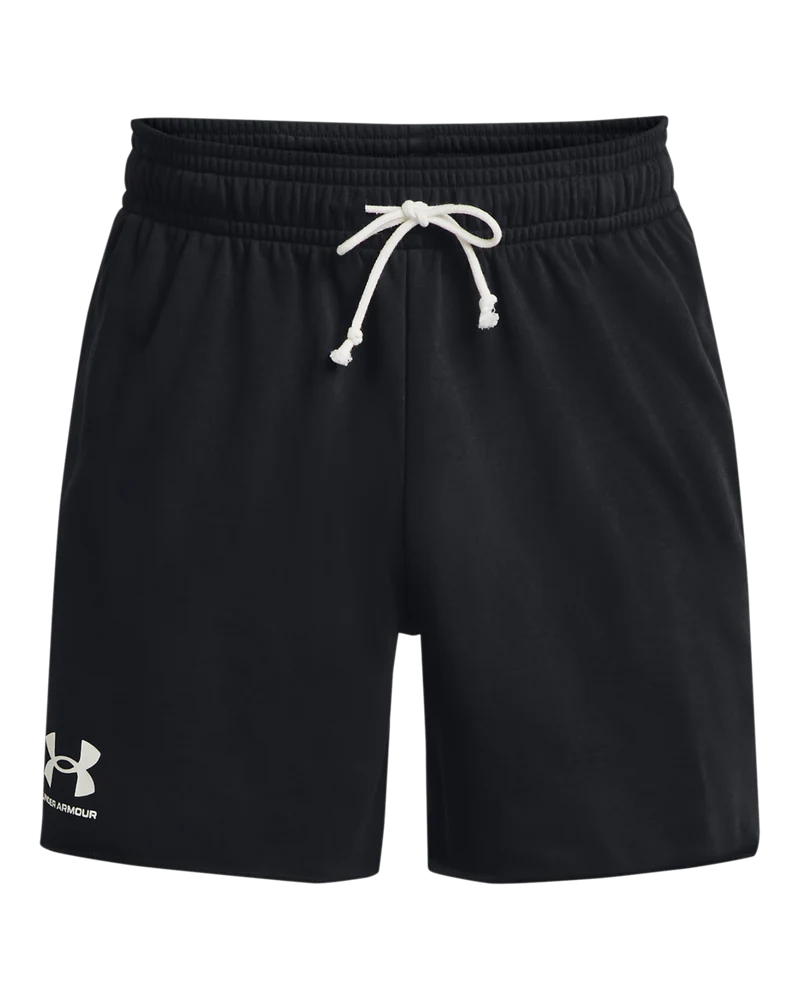 Under Armour Mens  Rival Terry Shorts In Black